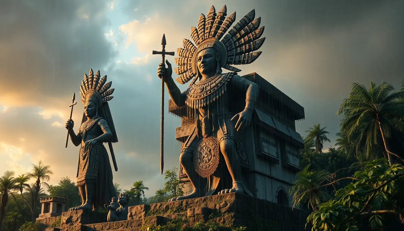 The Power of Rain: How Mayan Deities Control the Weather - Mayan Mythology